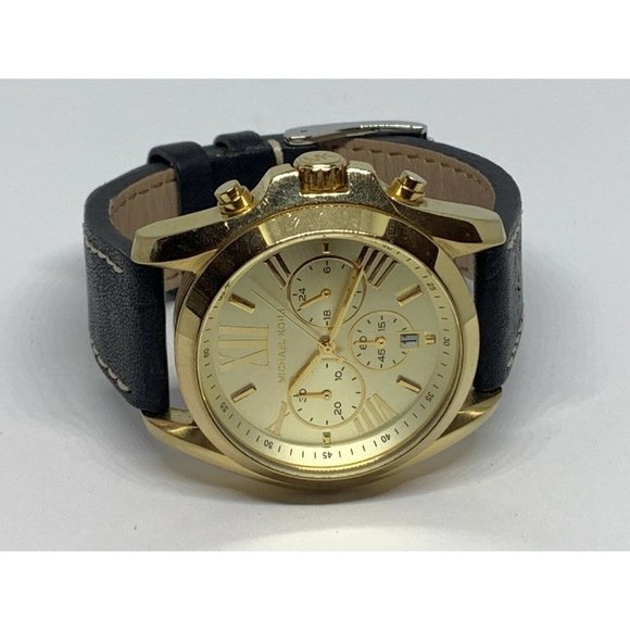 Michael Kors MK5605 Unisex Leather Analog Dial Qua main image 4